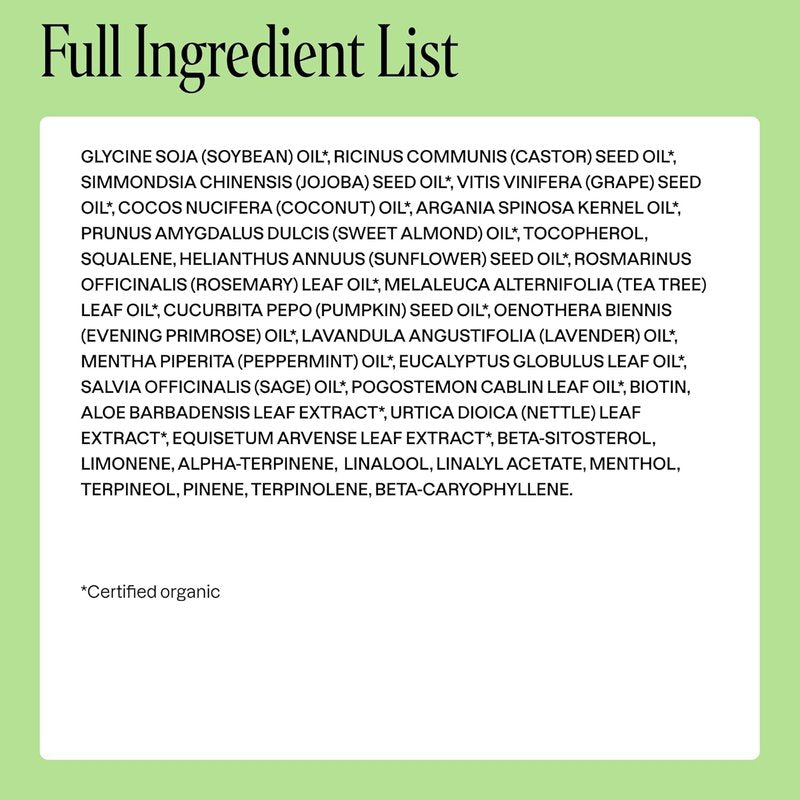Cliganic Rosemary Hair & Scalp Oil - Nourishing Serum with Biotin & Jojoba for Frizz Control | 2 Fl Oz