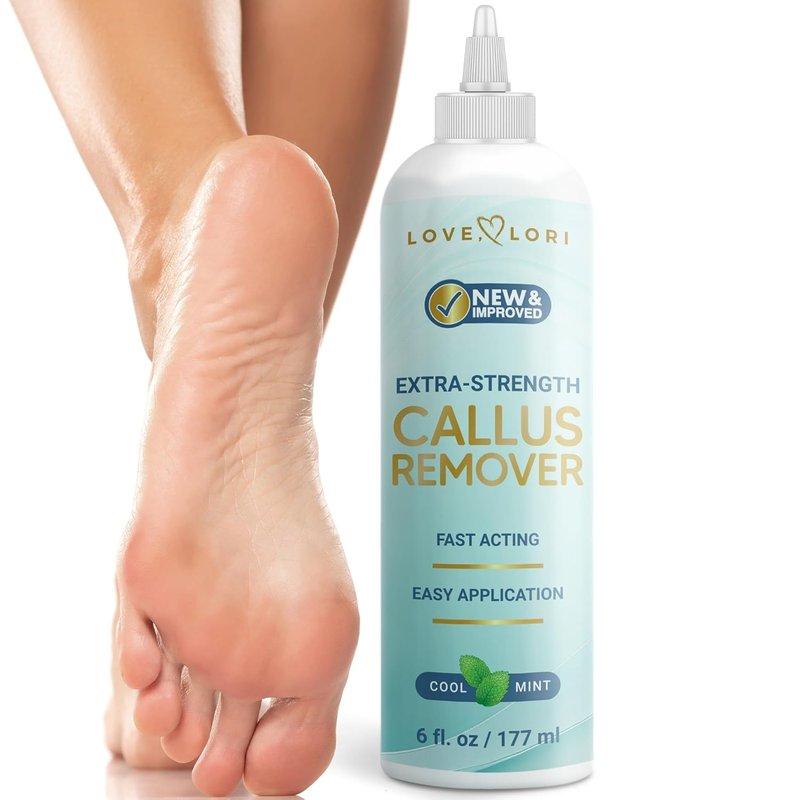 Callus Remover Gel - Extra Strength Foot Care Scrubber for Smooth Feet | 6oz Pedicure Tool
