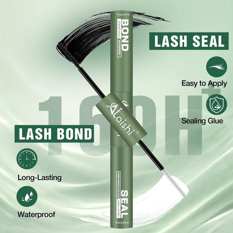 AILAISHI Wispy Lash Clusters Kit Natural Eyelash Clusters 10-18mm Lash Extension Kit 120pcs D Curl Manga Eyelash Extensions Kit with Lash Bond and Seal, Remover, Tweezers for 3D DIY （MIX1-1-L）