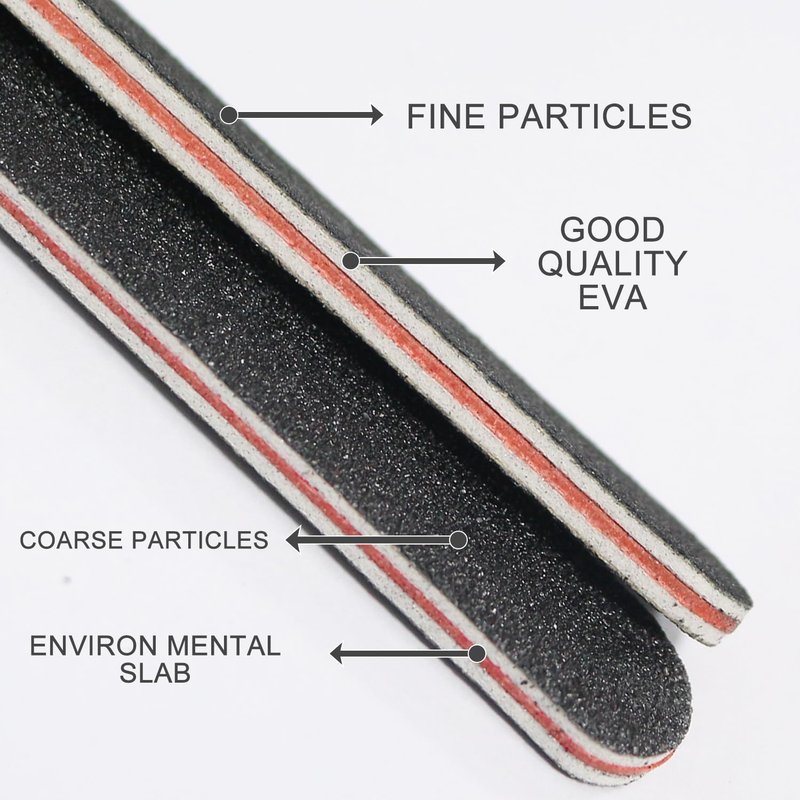 Nail Buffer Set - 52 Double-Sided 100/180 Grit Files for Home & Salon Use | RedFlow