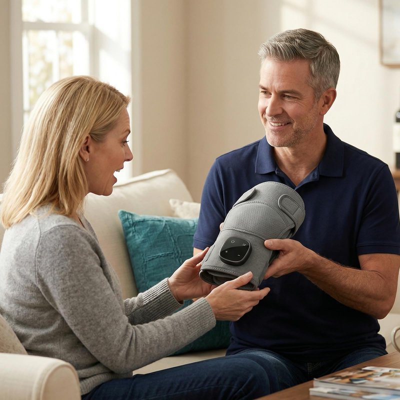 Hewelth Triple Method Shoulder Massager, with Heat Compression & Vibration, Triple Therapy Shoulder Massager for Shoulder Pain Relief and Muscle Relaxation