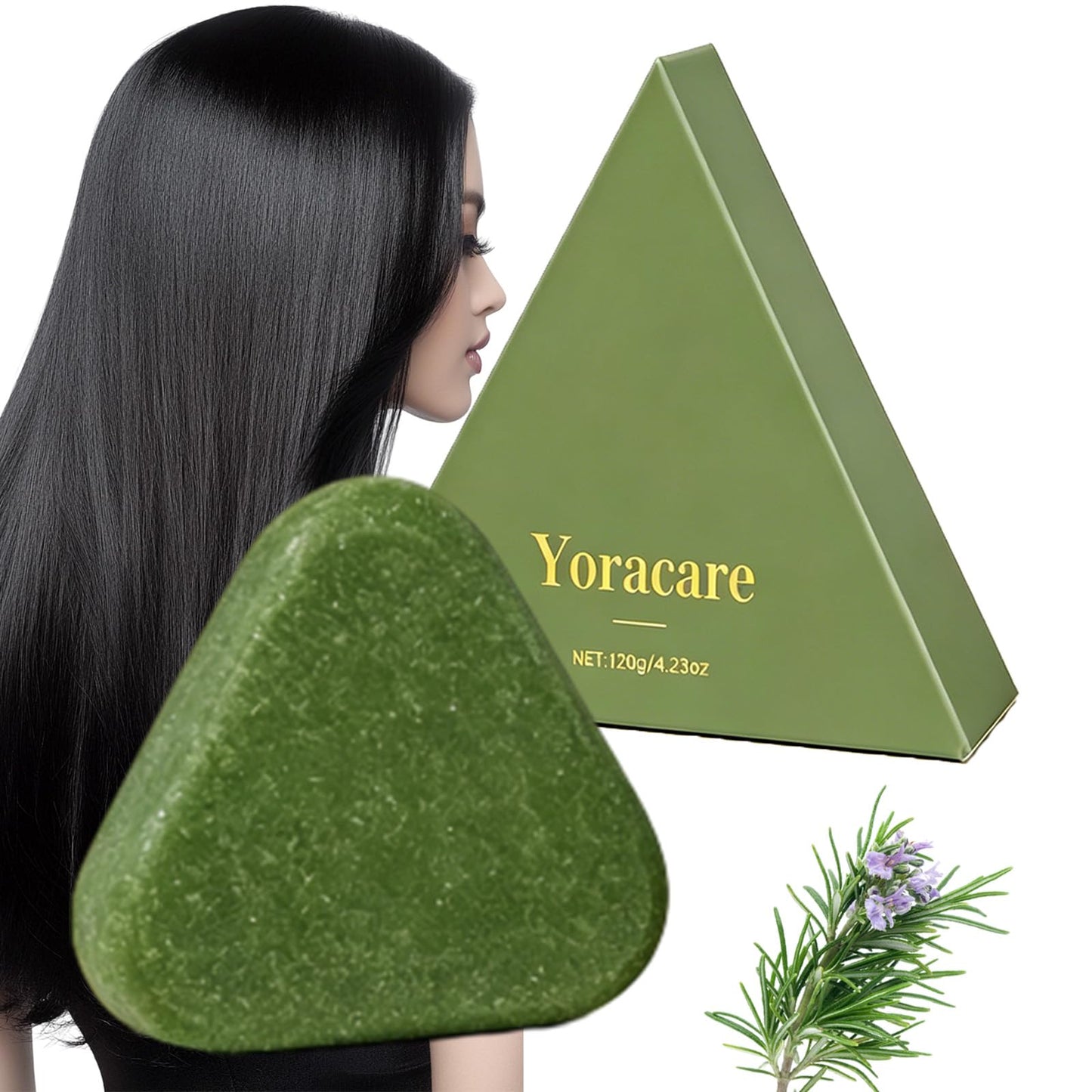yoracare Korean Scalp Revival Bar, Rosemary Strengthening Shampoo Bar, Shampoo Nourishing Repair Damaged Hair, Moisturizing Scalp Care Natural Bar, Hydrating & Scalp-Friendly Herbal Care (1)
