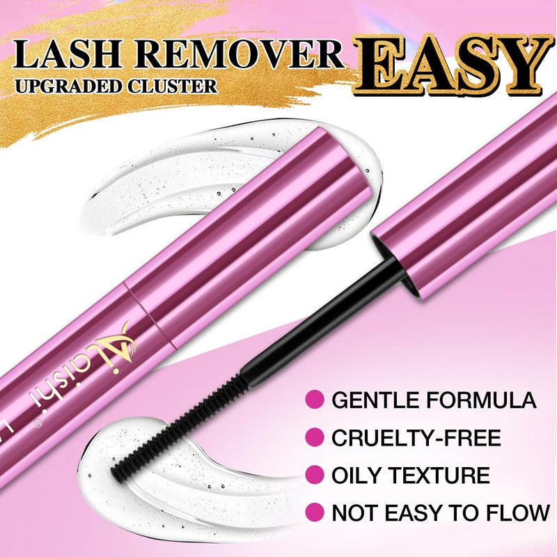 Skiennix Lash Bond and Seal Set - Waterproof 3-in-1 Eyelash Glue Kit for 150H+ Hold | Quick 30s Remover