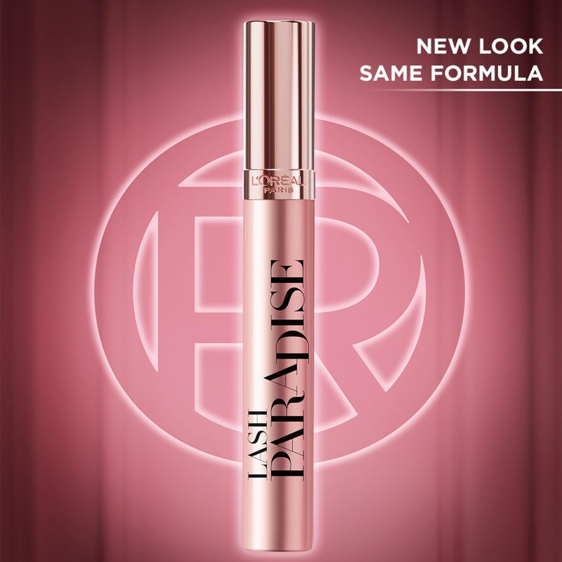 L'Oreal Paris Makeup Lash Paradise Waterproof Mascara, Voluptuous Volume, Intense Length, Feathery Soft Full Lashes, No Smudging, No Clumping, Black, 0.25 Fl Oz (Pack of 1) Packaging May Vary