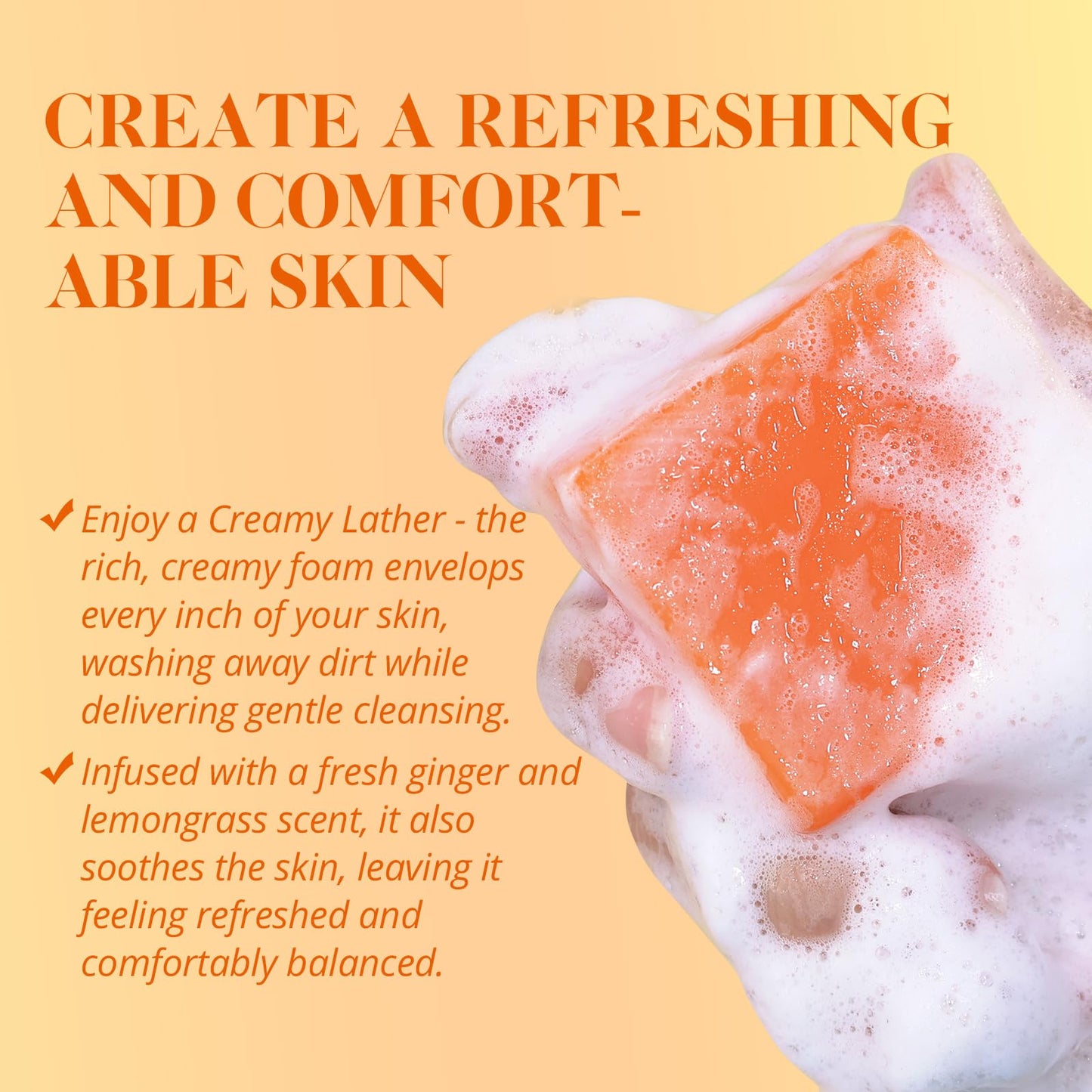 LIYALAN Turmeric Soap Bar