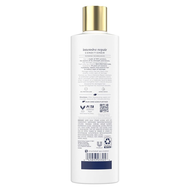 Dove Intensive Repair Conditioner - Bio-Protein Care Technology & Amino Serum | 12 Fl Oz