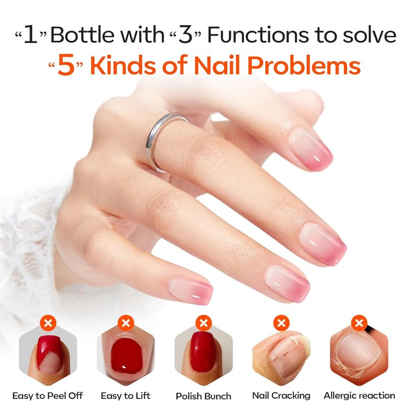 Modelones Nail Dehydrator & Primer - 3-in-One Vitamin A, E & Keratin Formula for Acrylic & Gel Nails