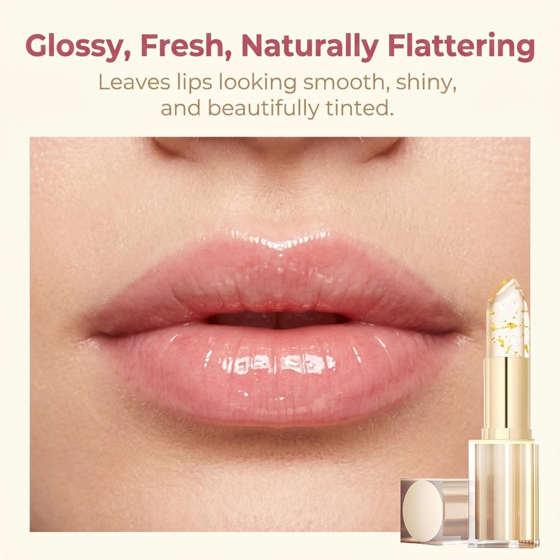 Color Changing Lipstick, pH Lipstick Color Changing Long Lasting, Transferproof Tinted Lip Balm, Gift For Women, Mother's Day & Birthday Gift (Pink-1 Count)