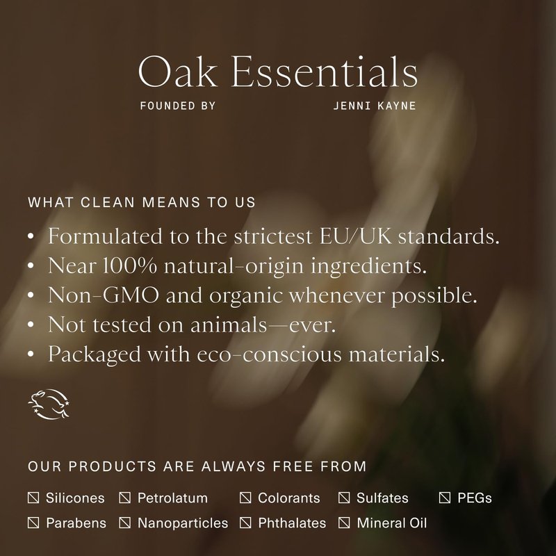Oak Essentials Perfecting Body Scrub, Gentle Exfoliating Sugar Scrub with Coconut Oil, Argan Oil and Shea Butter, Hydrating Body Polish for Silky, Radiant Skin, 7.1 Oz