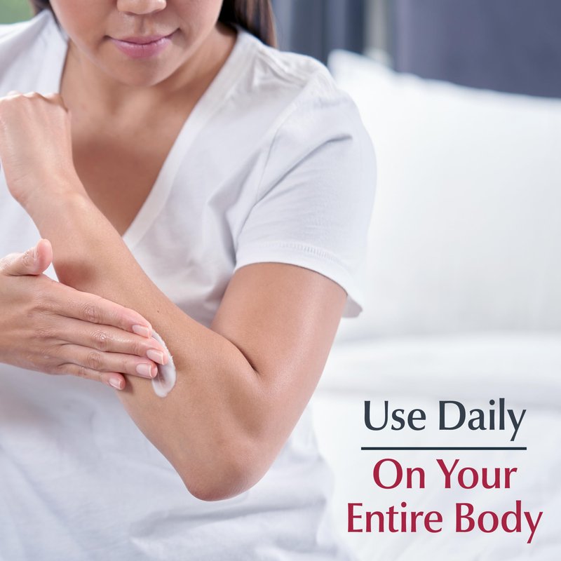 Eucerin Advanced Repair Body Cream, Urea Enriched, Unscented Body Cream for Dry Skin With Triple Moisturizing Complex, 16 OZ Jar