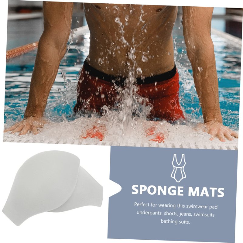GLEAVI 4pcs Men's Underwear Sponge Pad Underwear Cup Man Three-Dimensional