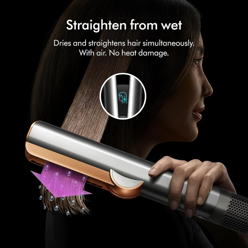 Dyson Airstrait™ Straightener - Wet to Dry Hair Straightener | No Heat Damage for All Hair Types