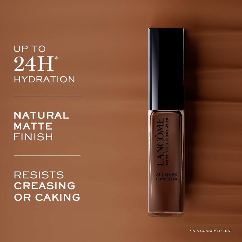 Lancôme Teint Idole Ultra Wear Concealer - Full Coverage, Natural Matte Finish | Lightweight, 24H Wear