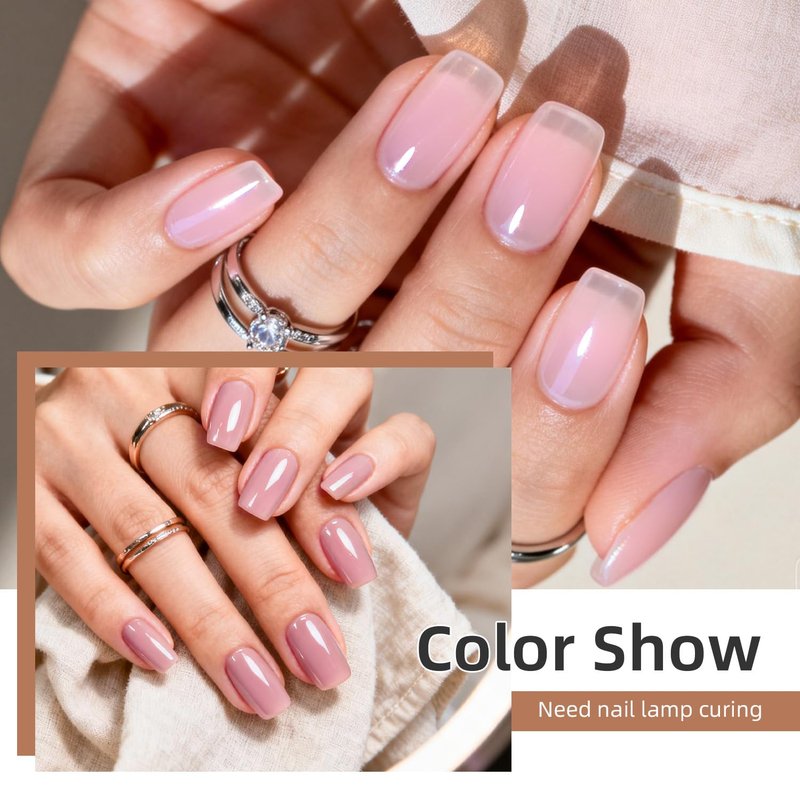 JODSONE 60 PCS Gel Nail Polish Kit 55 Colors Gel Polish Base Top Coat for Women and Girls