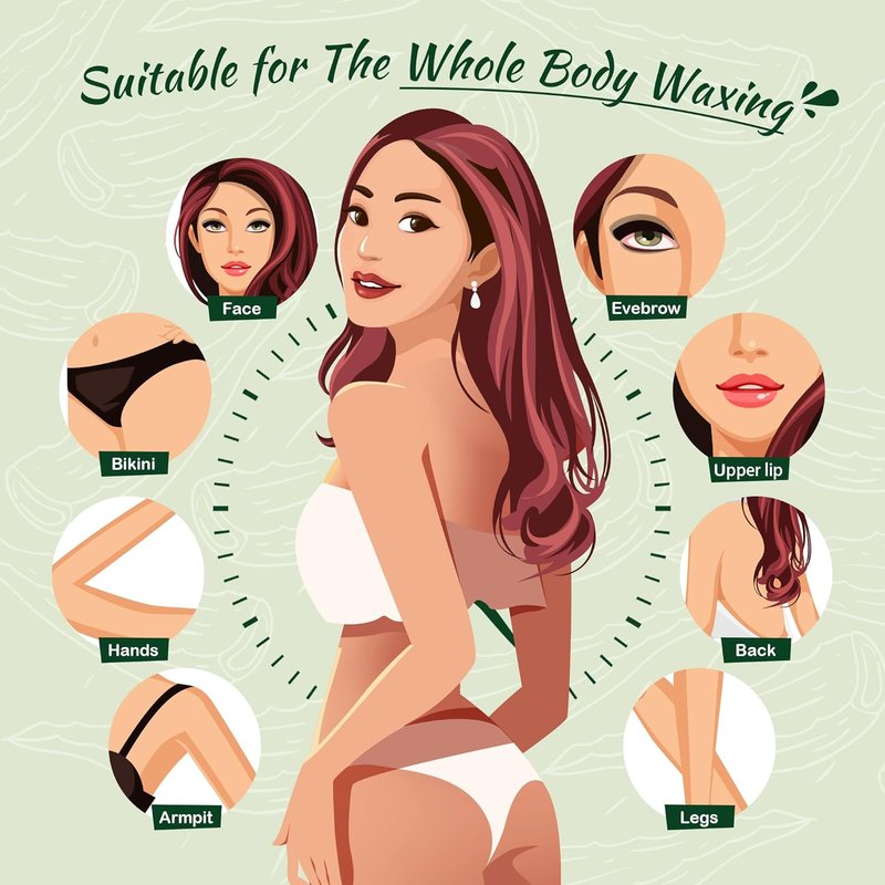 Aloe Wax Hair Removal Beads - Gentle Hair Removal for Whole Body | 500g