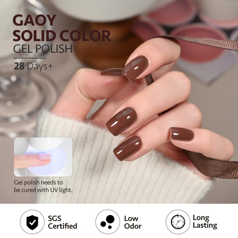 GAOY Yellow Gel Nail Polish, 16ml Soak Off Gel Polish, UV Light Cure for Nail Art DIY Manicure at Home, 2009 Dijon Yellow