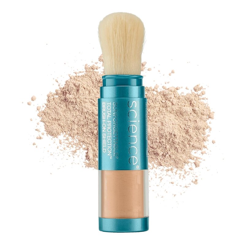 Colorescience Brush-On Sunscreen Mineral Powder - Ideal for Sensitive Skin | SPF 50 Protection