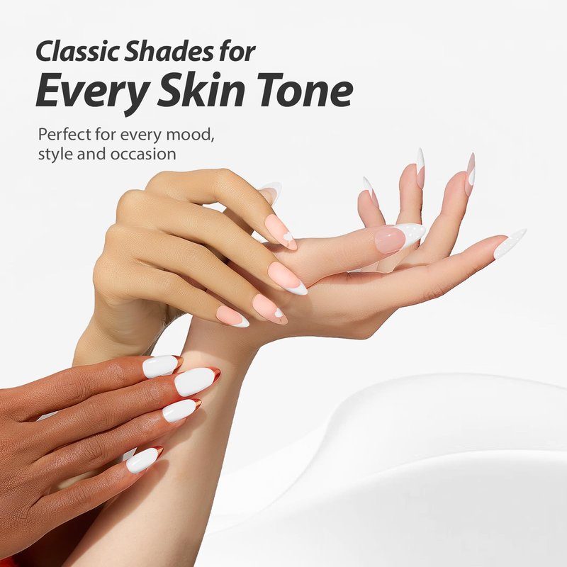 Makartt Ultra-Pigmented White Gel Nail Polish 15ml: One Coat White Gel Polish High Gloss Shine, Salon-Grade UV Polish Gels Perfect for French Tips & Nail Art Manicure DIY Salon Home