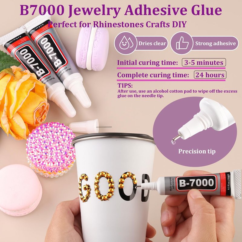 Mine Gold 25000 Pcs Resin Rhinestones - Mixed Sizes 2-6mm Flatback Gems for DIY Crafts & Decor