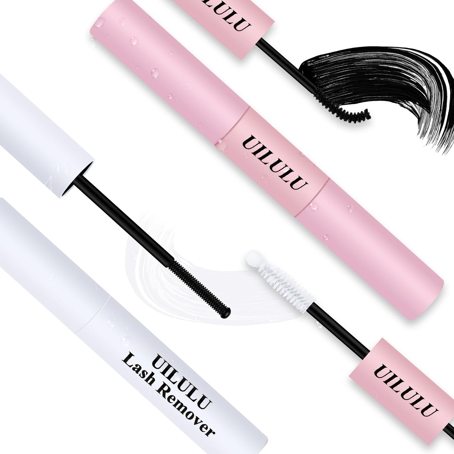 Uilulu Lash Cluster Glue, Lash Bond and Seal With Lash Remover Waterproof Glue for Eyelash Clusters Hold Long-Lasting Eyelash Adhesive (15ml)