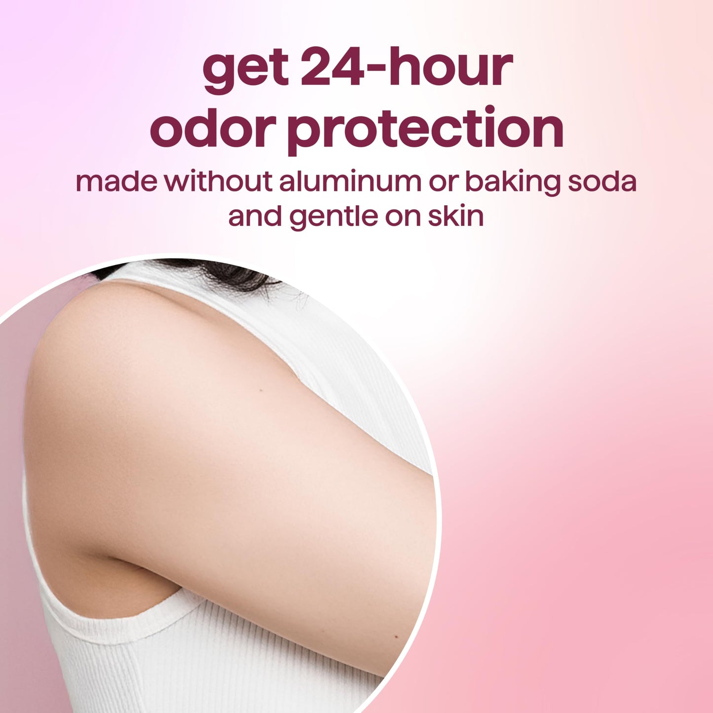 method Deodorant Stick, Pure Peace - 24-Hour Odor Protection, Aluminum & Baking Soda Free, Notes of Peonies, Rose Water & Jasmine, 2.65 oz