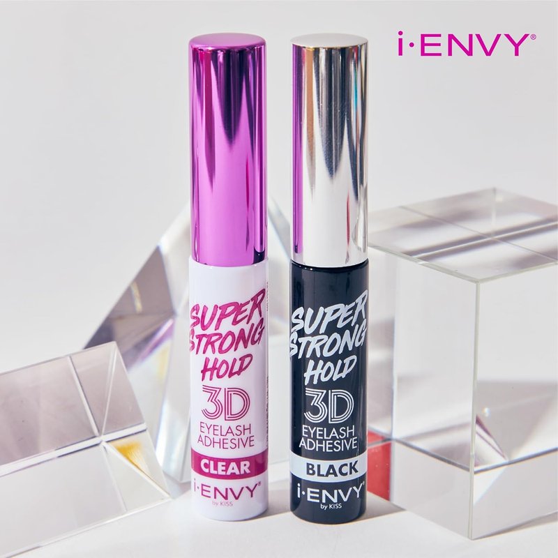 i-Envy by KISS 3D Strip Lash Glue - Super Strong Hold, Waterproof, Latex-Free & Odor-Free, Easy Application