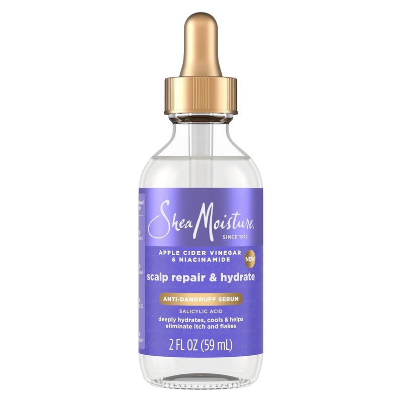 SheaMoisture Dandruff Treatment - Scalp Repair Serum with Salicylic Acid | Deep Hydration & Flake Reduction, 2 fl oz