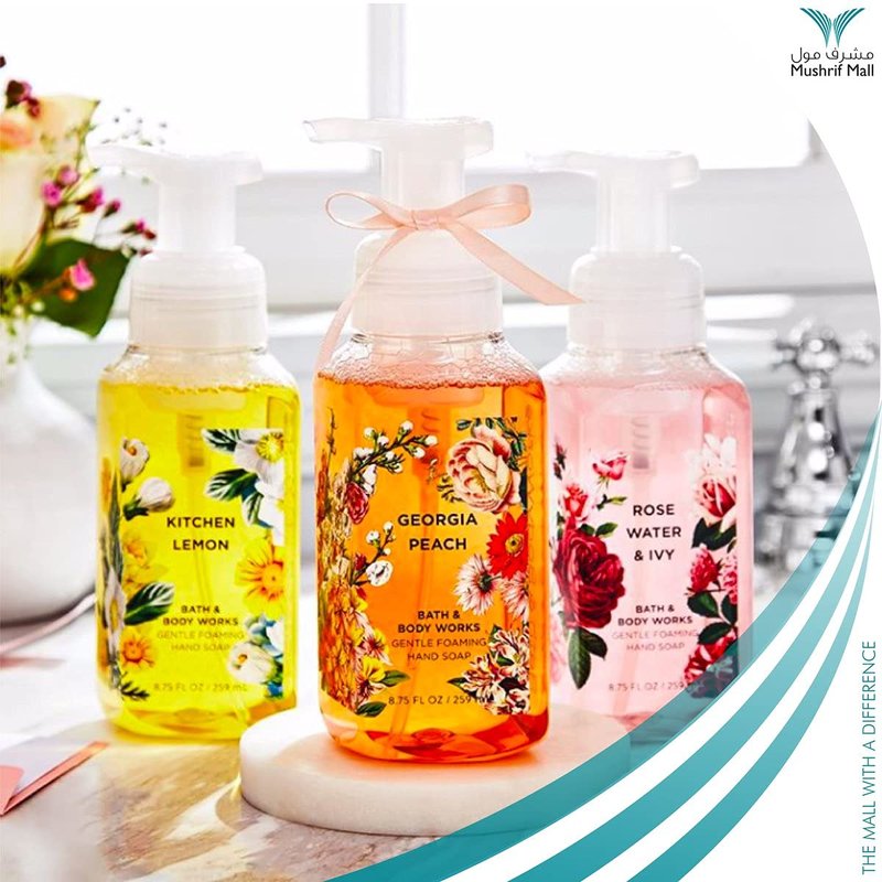 Bath & Body Works Gentle Foaming Hand Soap - Rose Water & Ivy | Pack of 2 for Luxurious Cleanliness