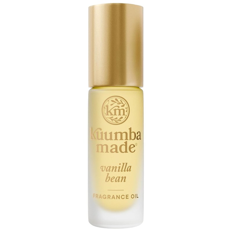 Kuumba Made Vanilla Bean Fragrance Oil - Long-Lasting Vegan Perfume Roller | 0.15 Fl Oz