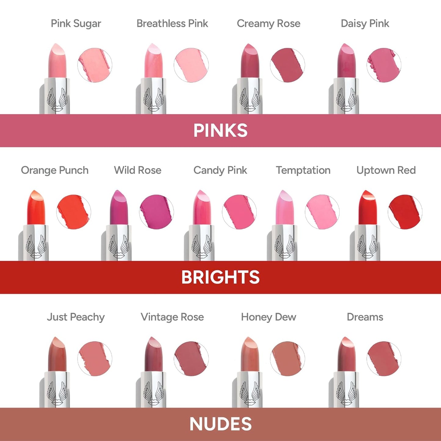 True + Luscious Super Moisture Lipstick | Satin Cream Lip Color for Lasting Hydration | Hyaluronic Acid Konjac Root Powder | Vegan Cruelty-Free Gluten-Free Flatters All Skin Tones | Honeydew