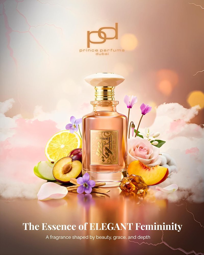 Al Hayat Eau de Parfum for Women - 3.4 Ounces | Fruity Floral Fragrance with Jasmine & Amber