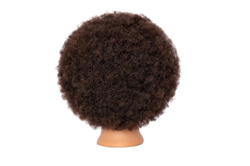 Skiennix Mannequin Head - Authentic Human Hair for Girls' Hair Styling Practice | Includes Clamp Holder