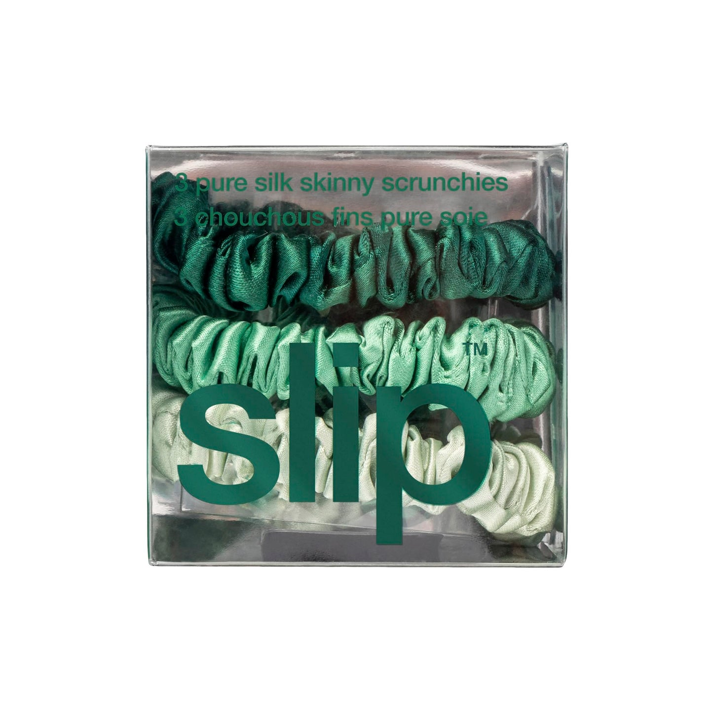 SLIP Amazon Exclusive Skinny Scrunchies: Anti-Crease, Anti-Breakage Slipsilk™ Design Protects Delicate Hair | Includes 3 Pure Silk Scrunchies, Fresh