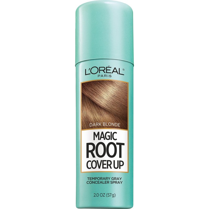 L'Oreal Paris Magic Root Cover Up Gray Concealer Spray Light to Medium Blonde and Dark Blonde 2 oz. Bundle
