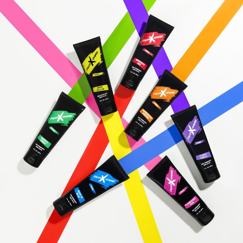 Color X-Change Semi-Permanent Hair Color - Flamboyant Pink - Vegan, PPD & Ammonia-Free