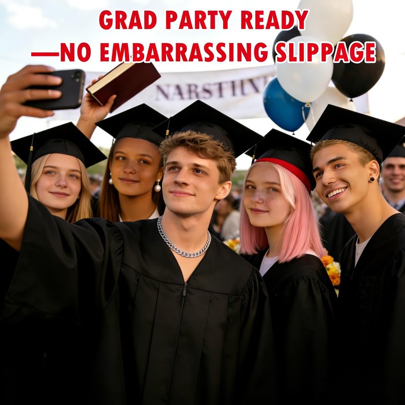 LEMKONTARY Graduation Cap Headband, Non-Slip Holder for Graduation-Ceremony, Comfortable Cap Retainer for Graduates, Students for Photo Prop & Commencement