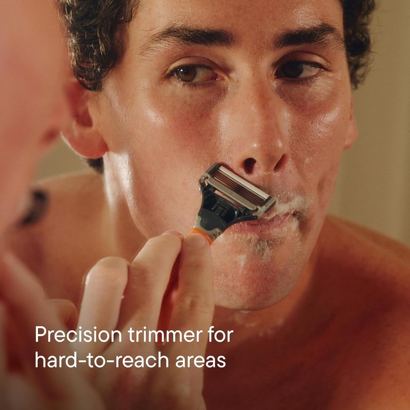 Harry's Shaving Kit for Men - 6 Razor Blade Refills & Foaming Gel | TSA Approved Travel Essentials