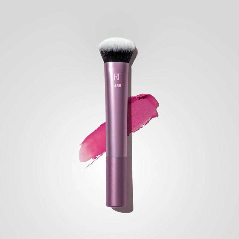 Real Techniques Cat Paw Blush Brush - Unique Paw Shape for Liquid & Cream Blush, Soft Blending Bristles, 1 Count