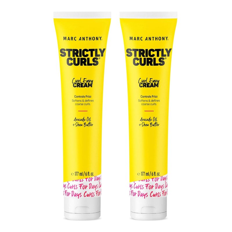 Marc Anthony Curl Cream - Define & Soften Curly Hair with Shea Butter & Oils | Set of 2