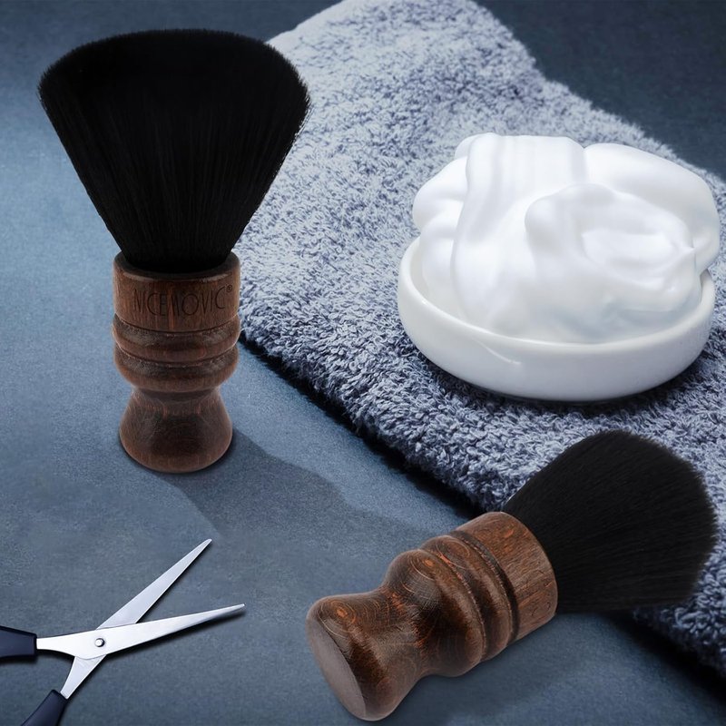 Large Barber Neck Duster Brush - Professional Cleaning Tool for Hair Cutting | Ideal Gift for Men & Dads