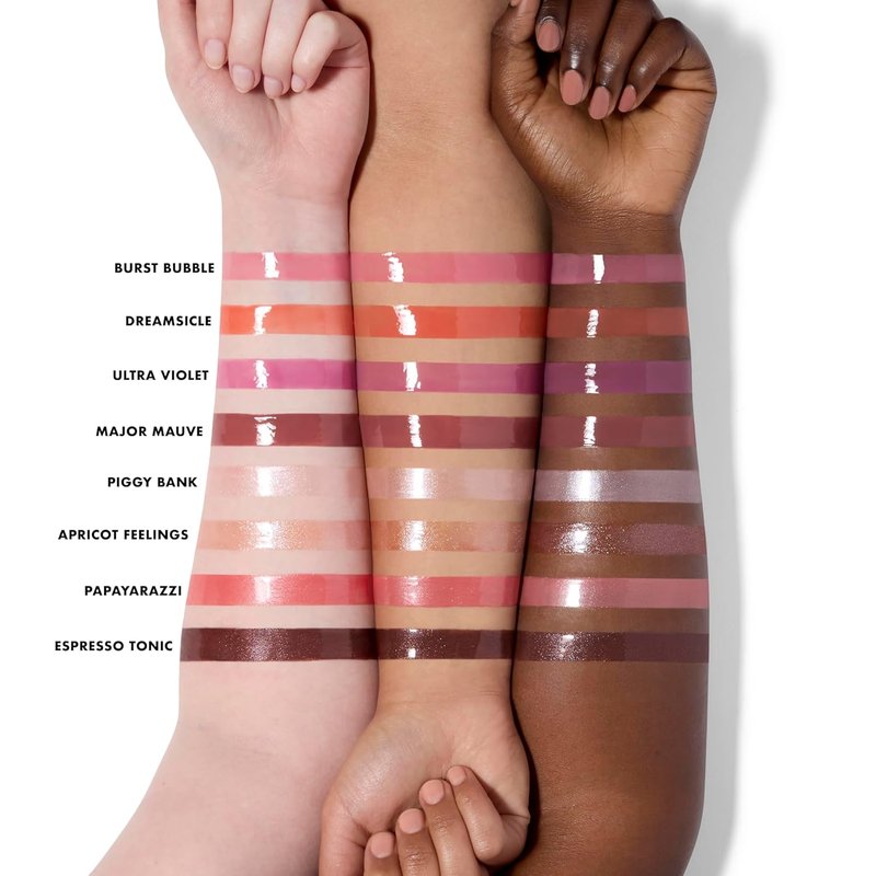 e.l.f. Glow Reviver Plumping Lip Oil - Tinted Lip Plumper for High-Shine, Plump Finish | Vegan & Cruelty-Free, Apricot Feelings