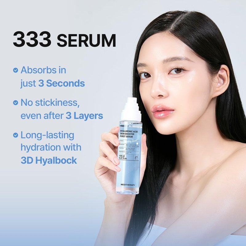MEDITHERAPY Hyaluronic Acid Serum - Ultra Hydrating 150ml | Non-Sticky Anti-Aging Face Moisturizer for Glowing Skin