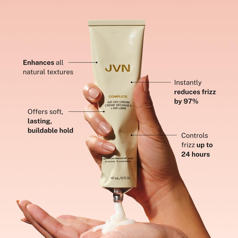 JVN Hair Quick & Easy Bestsellers Set, Pack of 3, Includes Pre-Wash Scalp Oil, Air Dry Cream, and Instant Recovery Serum, Vegan, Sulfate and Paraben-Free, Haircare for Women and Men