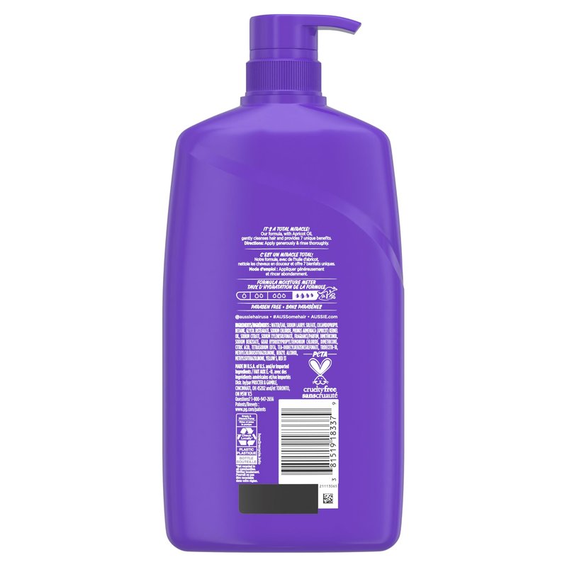 Aussie Total Miracle Collection Shampoo, 26.2 Fluid Ounce
