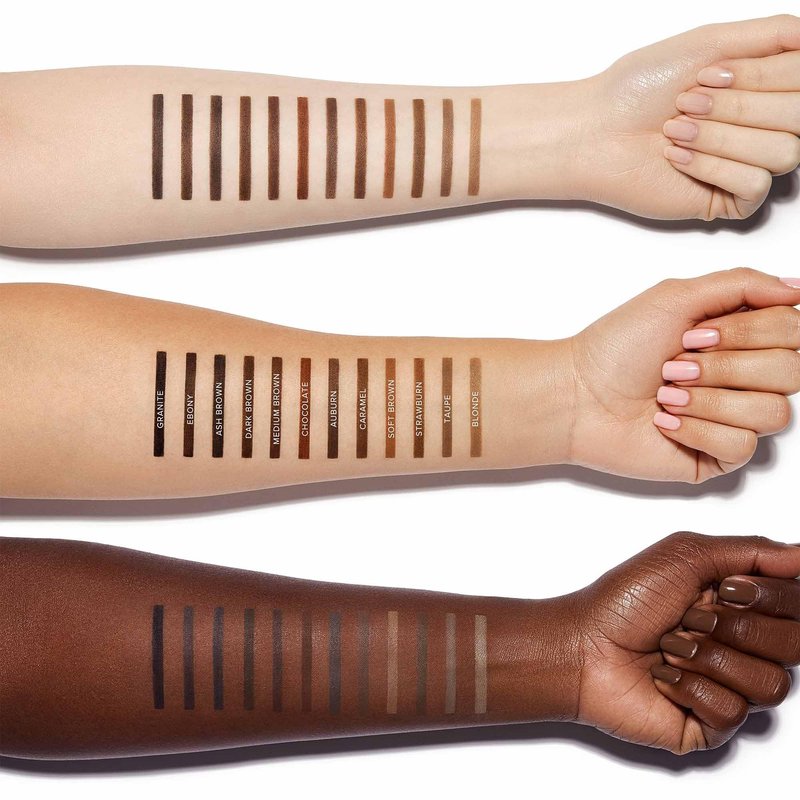 Anastasia Beverly Hills Mini Brow Definer - Travel-Size 3-in-1 Triangular Tip Retractable Eyebrow Pencil for Outlining, Filling & High-Definition Shading - Medium Brown