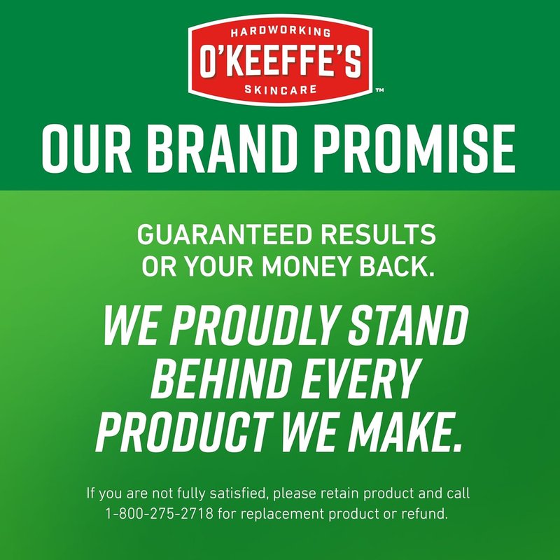 O’Keeffe’s Hardworking Body Lotion - Daily Hydration for Dry Skin | 12 oz Pump, Non-Greasy & Lightweight Formula