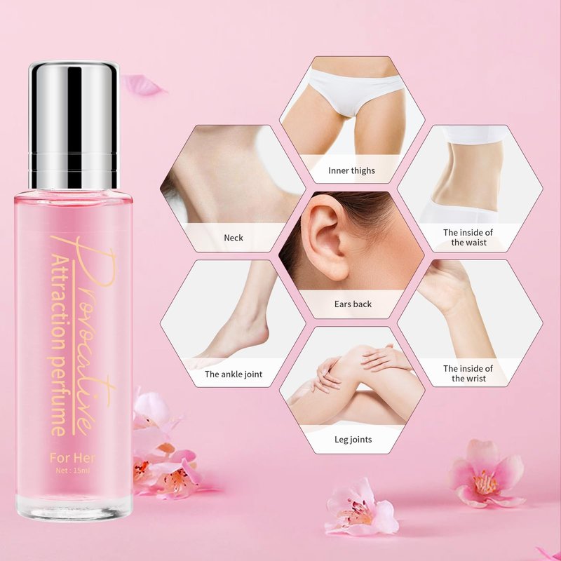 Flywrun Pheromones Perfumes for Women Roll-On, Long-Lasting Elegant Fragrance, Enhance Presence & Confidence, Vegan & Cruelty-Free Travel Perfume