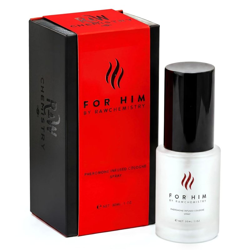 RawChemistry For Him Pheromone Infused Cologne - Bold Extra Strength Formula, 1 Fl. Oz