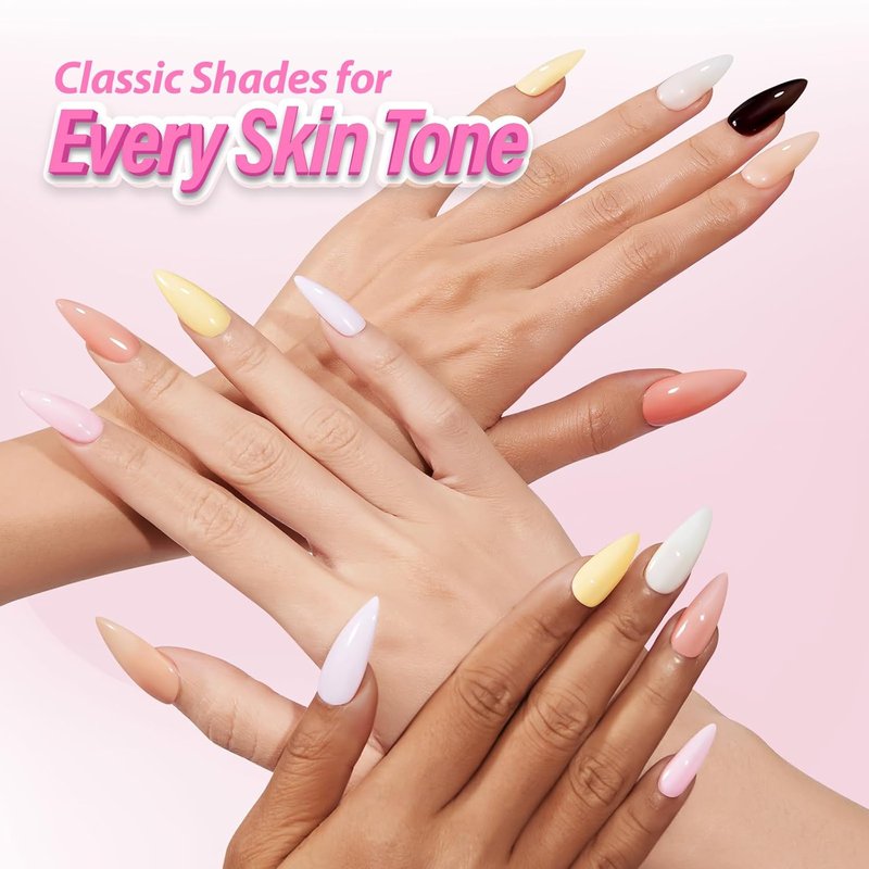 Milky Pink Gel Nail Polish - Hema-Free Jelly Formula for Soak Off UV LED Nail Art | 15ML Translucent Finish