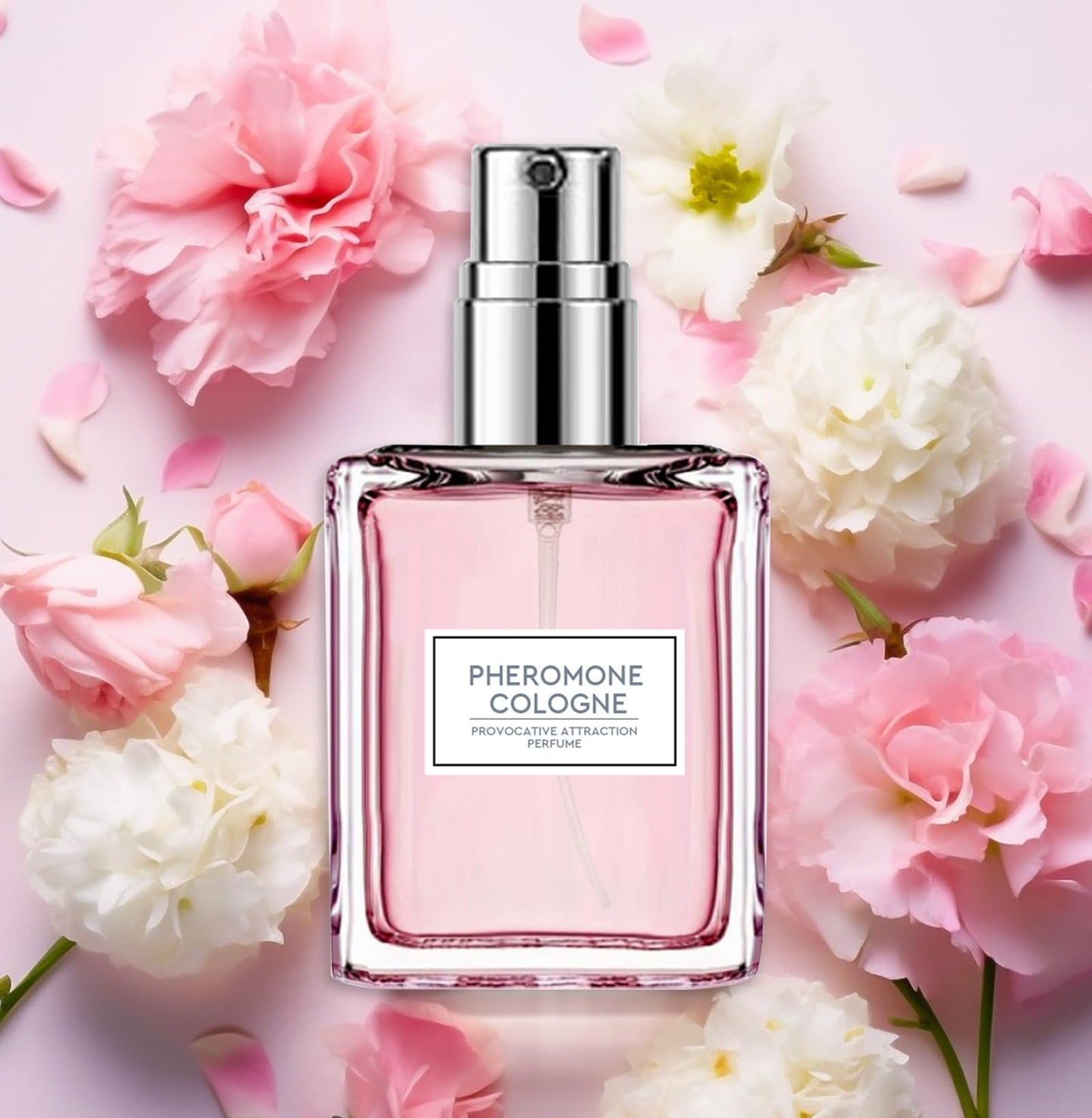 WKCWKC Pheromone Perfume for Woman, Long Lasting Perfumes for Women, Elegant Floral Notes, 12H Advanced Scent Release Formula, Travel-Size Womens Perfume for Romantic Date & Daily Wear, 20ml